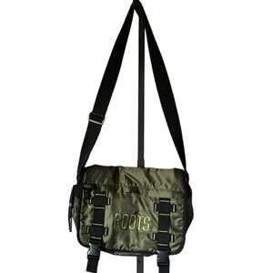 Roots Olive Green Messenger Bag